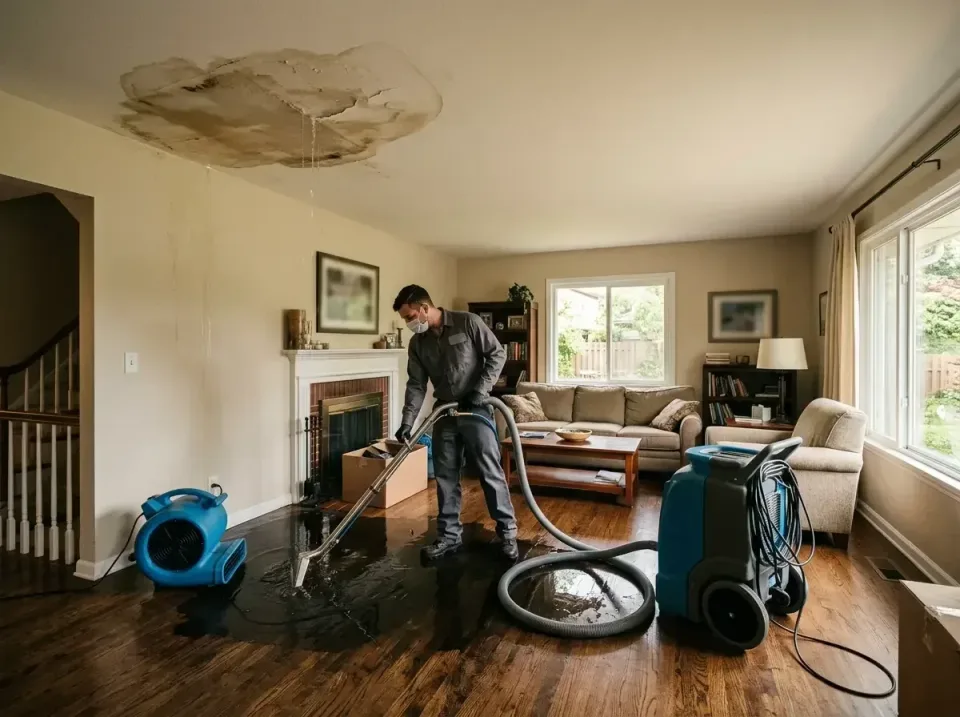 attic-pipe-burst-ceiling-drip-008 — frequently asked questions, Water Damage Restoration & Carpet Care in Muskegon Heights,…